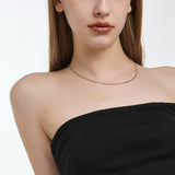 Dual D.D Silver Necklace