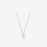 Miss. Doux Lab Diamond Silver Necklace