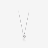 Miss. Doux Lab Diamond Silver Necklace