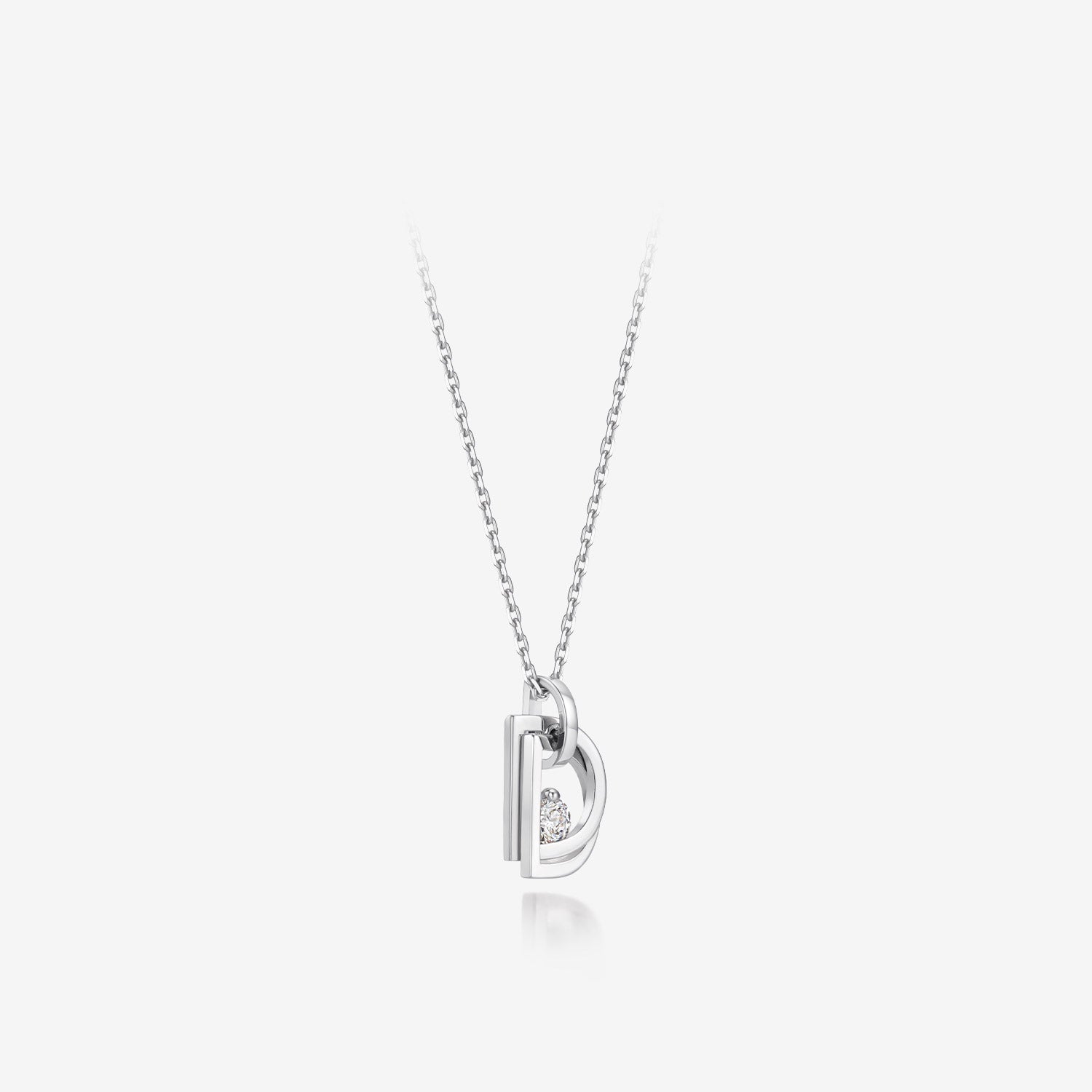 Miss. Doux Lab Diamond Silver Necklace – DIDIER DUBOT