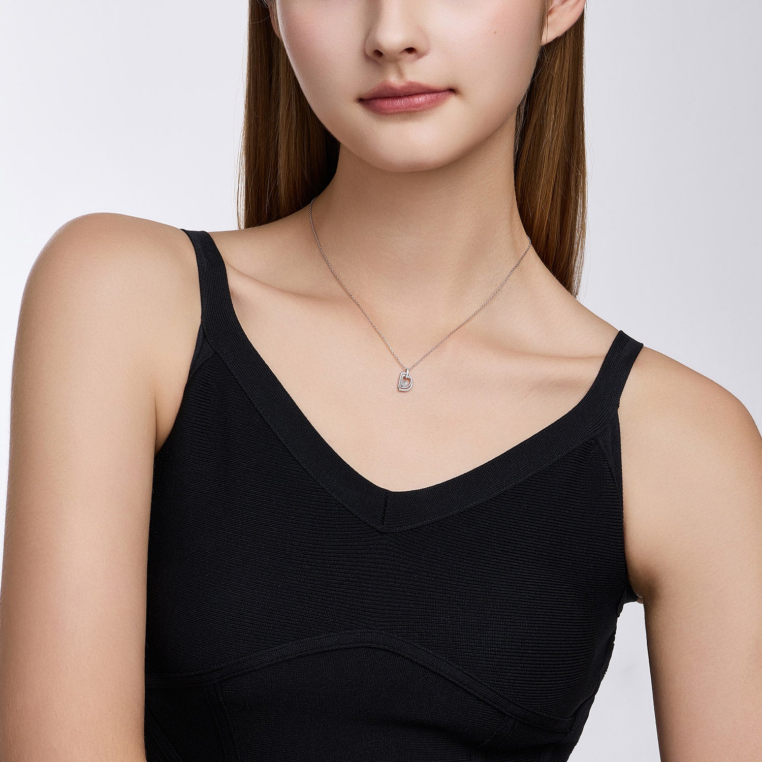 Miss. Doux Lab Diamond Silver Necklace – DIDIER DUBOT