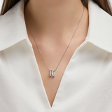 Miss. Doux Silver Necklace