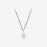 Miss. Doux Lab Diamond Silver Necklace