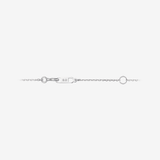 Miss. Doux Lab Diamond Silver Necklace