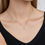Miss. Doux Lab Diamond Silver Necklace