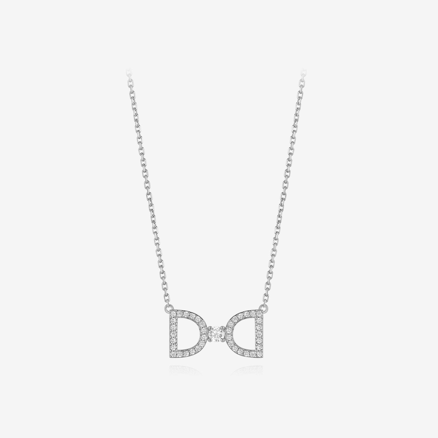 [Worn by Shin Min-ah] Miss. Doux Silver Necklace JDRNTXS80ZC