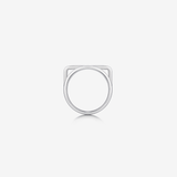 Signature. D Silver Ring