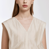 Sensuelle Raw Silver Earring