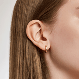 Sensuelle Raw Silver Earring