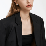 Sensuelle Platinum Lab Diamond One-sided Earring