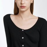 Sensuelle Raw Silver Earring