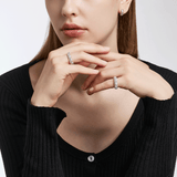 Sensuelle Raw Silver Earring