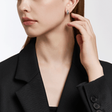 Sensuelle Raw Silver Earring