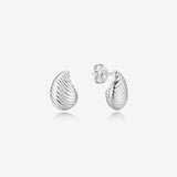 Sensuelle Raw Silver Earring