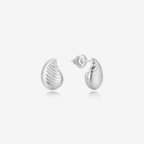 Sensuelle Raw Silver Earring