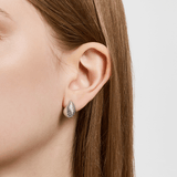 Sensuelle Raw Silver Earring