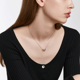 Sensuelle Raw Silver Necklace