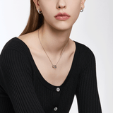 Sensuelle Raw Silver Necklace