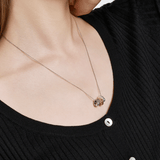 Sensuelle Raw Silver Necklace