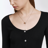 Sensuelle Raw Silver Necklace