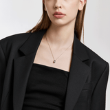 Sensuelle Raw Silver Necklace