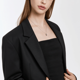 Sensuelle Raw Silver Necklace