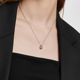 Sensuelle Raw Silver Necklace