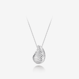 Sensuelle Raw Silver Necklace