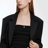 Sensuelle Raw Silver Necklace