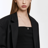 Sensuelle Raw Silver Necklace