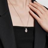 Sensuelle Raw Silver Necklace