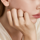 Sensuelle Raw Silver Ring