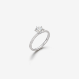 Sensuelle Platinum 1 Carat Lab Diamond Ring
