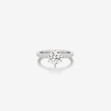 Sensuelle Platinum 1 Carat Lab Diamond Ring