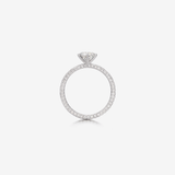Sensuelle Platinum 1 Carat Lab Diamond Ring