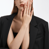 Sensuelle Platinum 1 Carat Lab Diamond Ring