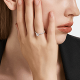 Sensuelle Platinum 1 Carat Lab Diamond Ring