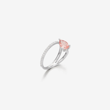 Sensuelle Platinum 1 Carat Lab Diamond Ring