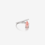 Sensuelle Platinum 1 Carat Lab Diamond Ring