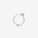 Sensuelle Platinum 1 Carat Lab Diamond Ring