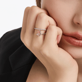 Sensuelle Platinum 1 Carat Lab Diamond Ring