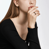 Sensuelle Raw Silver Ring