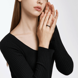 Sensuelle Raw Silver Ring