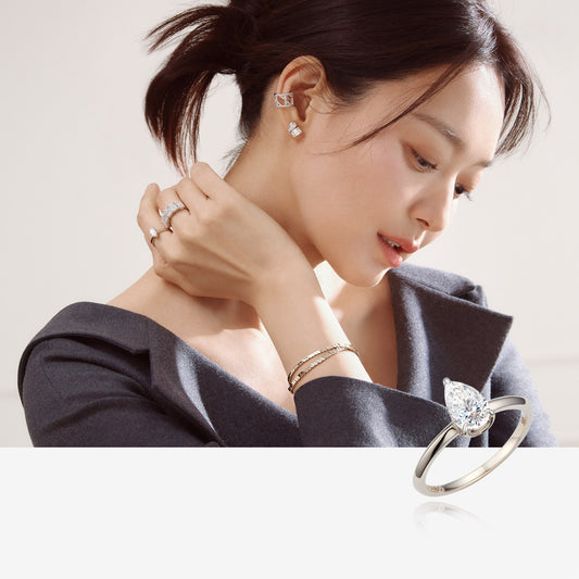 [Worn by Shin Min-ah] Sensuelle Gold Ring JDSRN3F54SC