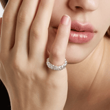 Sensuelle Raw Silver Ring