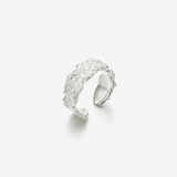 Sensuelle Raw Silver Ring
