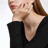 Sensuelle Raw Silver Ring