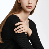 Sensuelle Raw Silver Ring