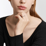 Sensuelle Raw Silver Ring