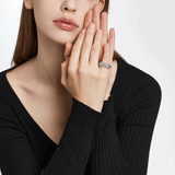 Sensuelle Raw Silver Ring